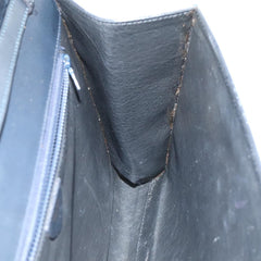 Celine Vintage Circle Logo Crossbody Bag Leather