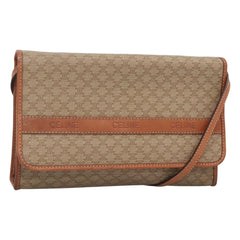 Celine Macadam Shoulder Bag PVC Leather