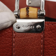 Gucci Vintage Bamboo Handle Bag Leather