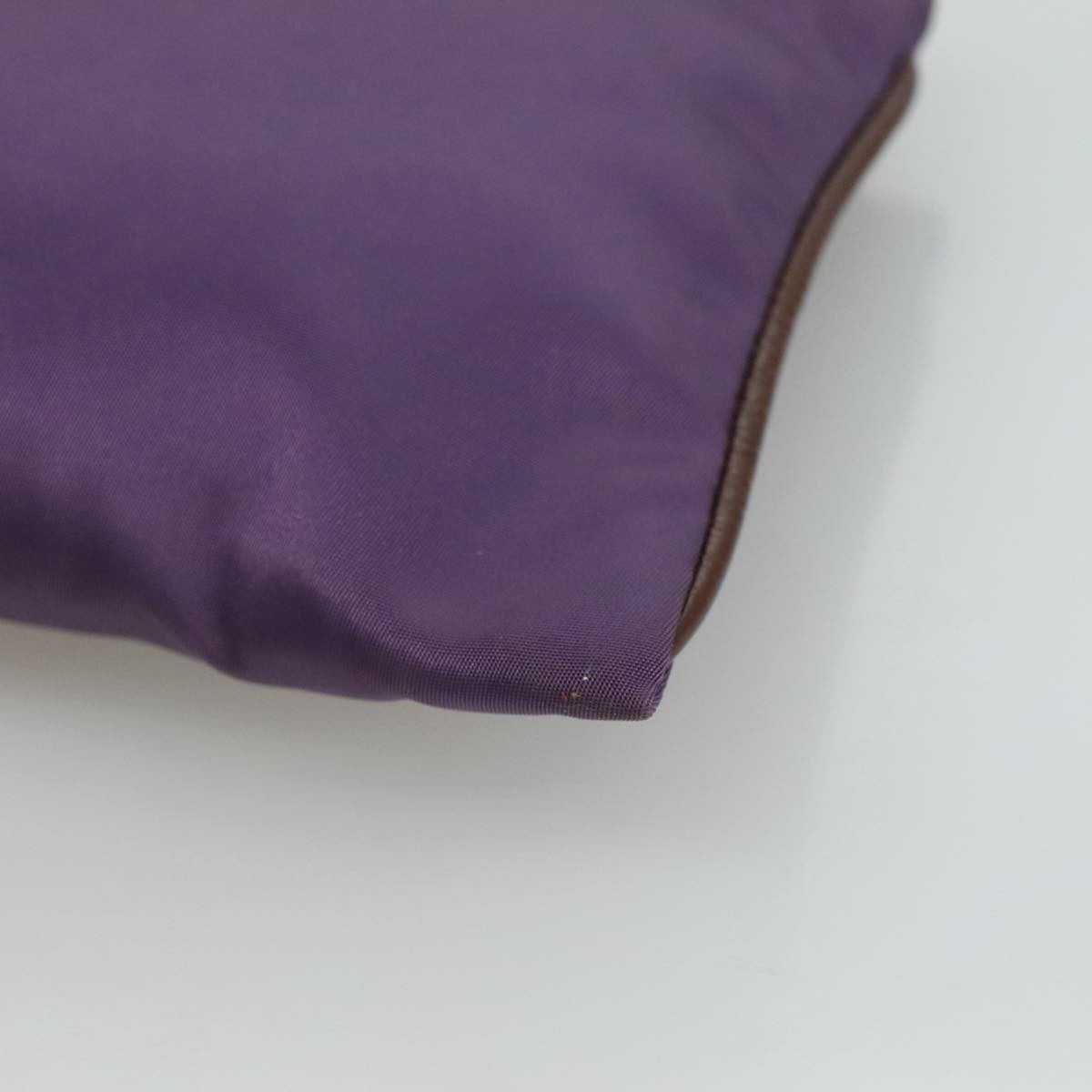 Prada Logo Zip Pouch Tessuto