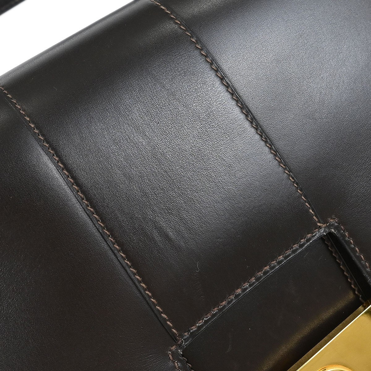 Hermes Vintage Shoulder Bag Embellished Leather