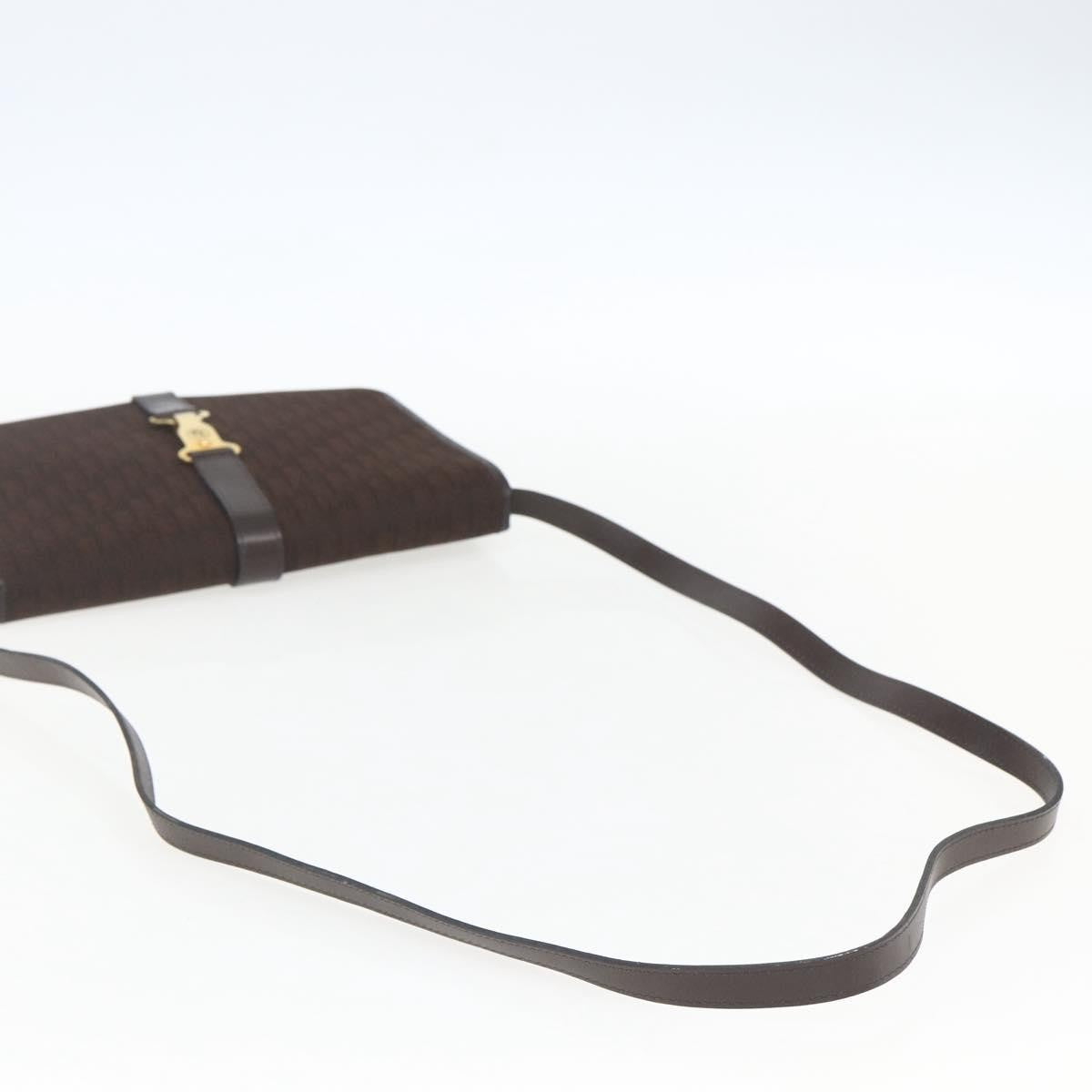 Christian Dior Vintage Trotter Shoulder Bag Canvas