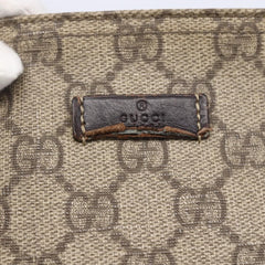 Gucci Zip Top Messenger Bag GG Coated Canvas