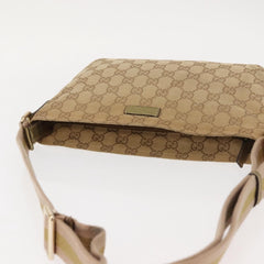 Gucci Web Strap Messenger Bag GG Canvas