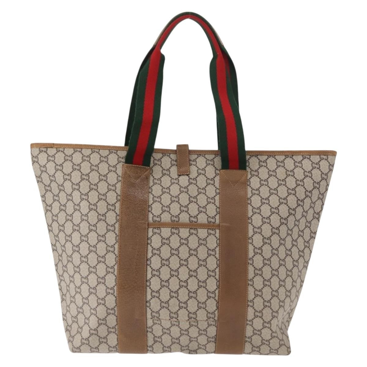 Gucci Sherry Line Tote Canvas