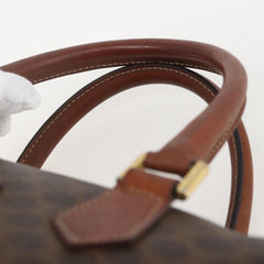 Celine Boston Bag Triomphe Coated Canvas