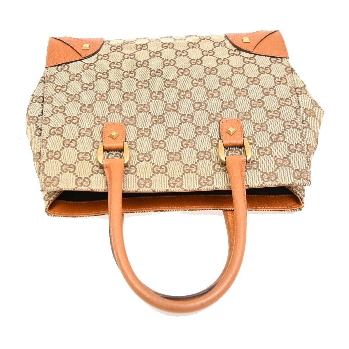 Gucci Nailhead Tote GG Canvas