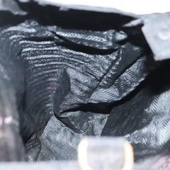 Prada Metal Handles Tote Tessuto