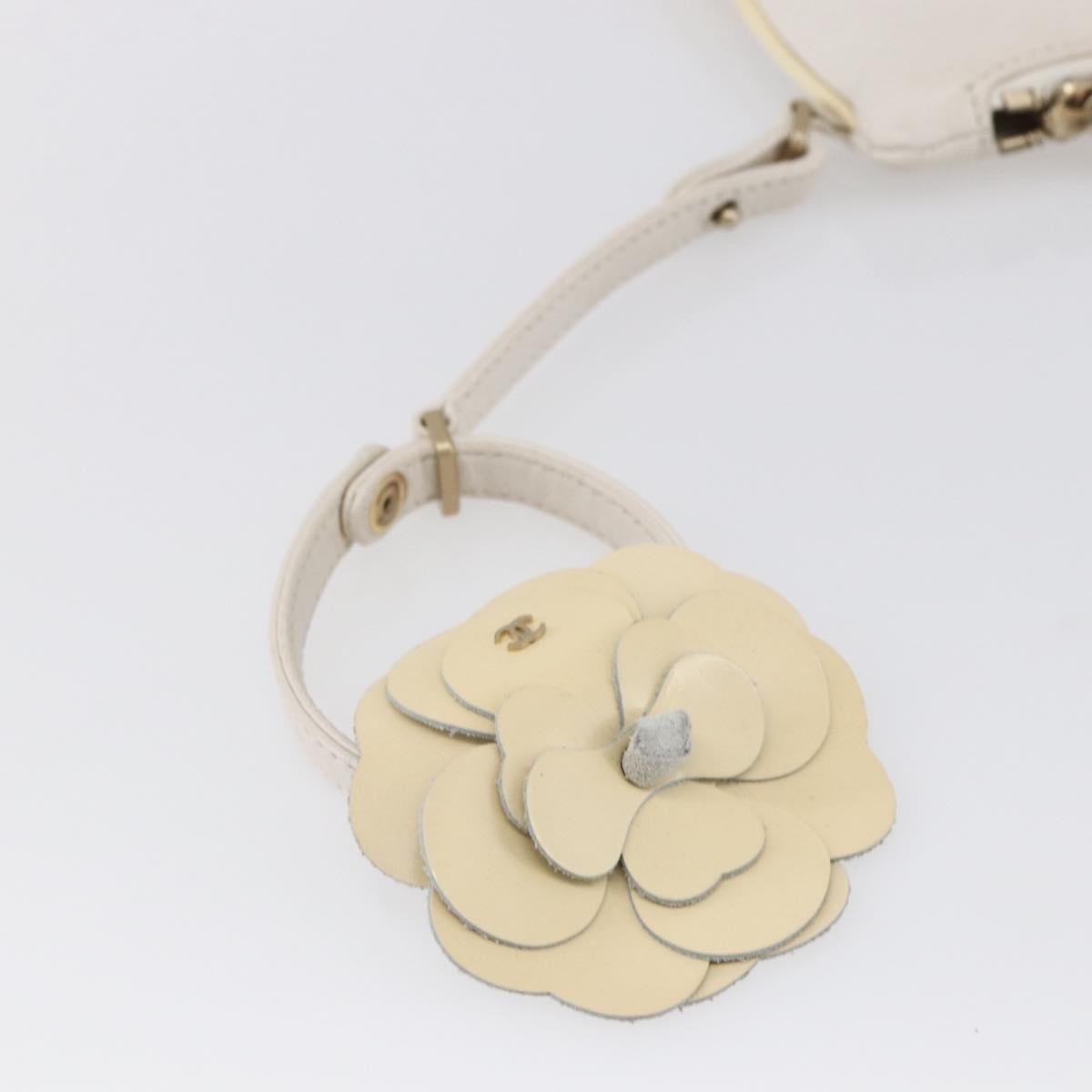 Chanel Camellia Clutch Bag Leather