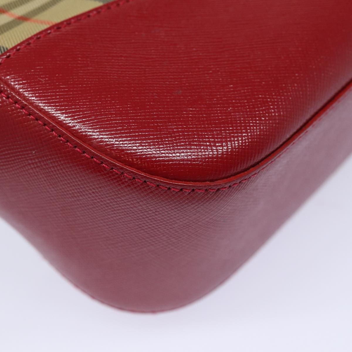 Burberry Nova Check Tote Canvas and Leather