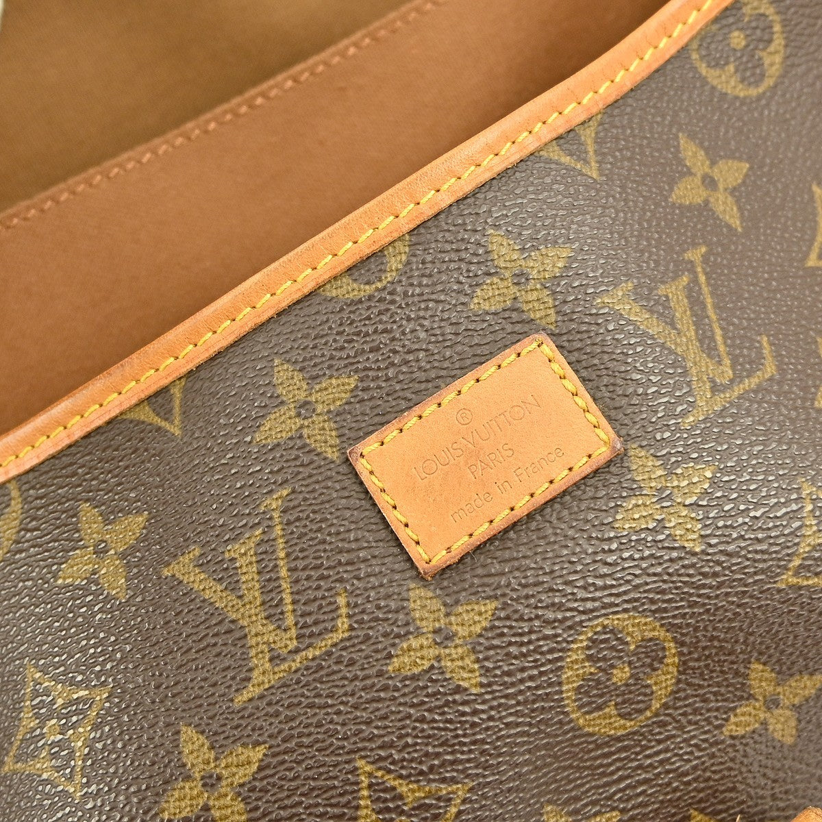 Louis Vuitton Saumur Handbag Monogram Canvas