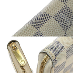 Louis Vuitton Zippy Wallet NM Damier Azur