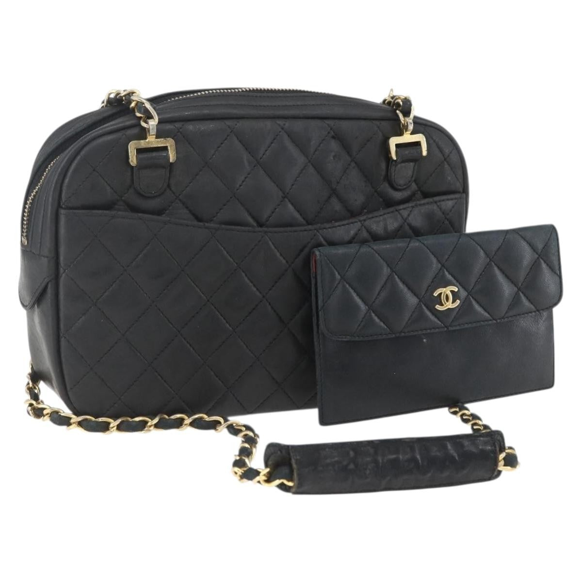 Chanel Vintage Camera Bag Quilted Leather