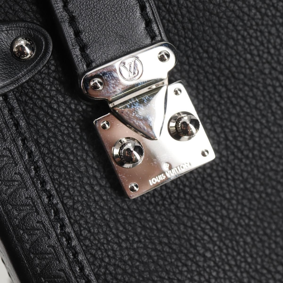 Louis Vuitton Side Trunk Handbag Taurillon Leather