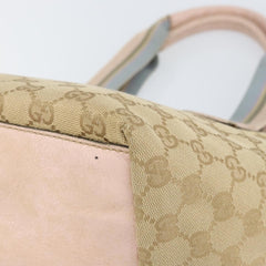 Gucci Web Zip Tote GG Canvas
