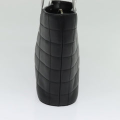 Chanel Vintage Chocolate Bar Metal Ring Tote Quilted Lambskin