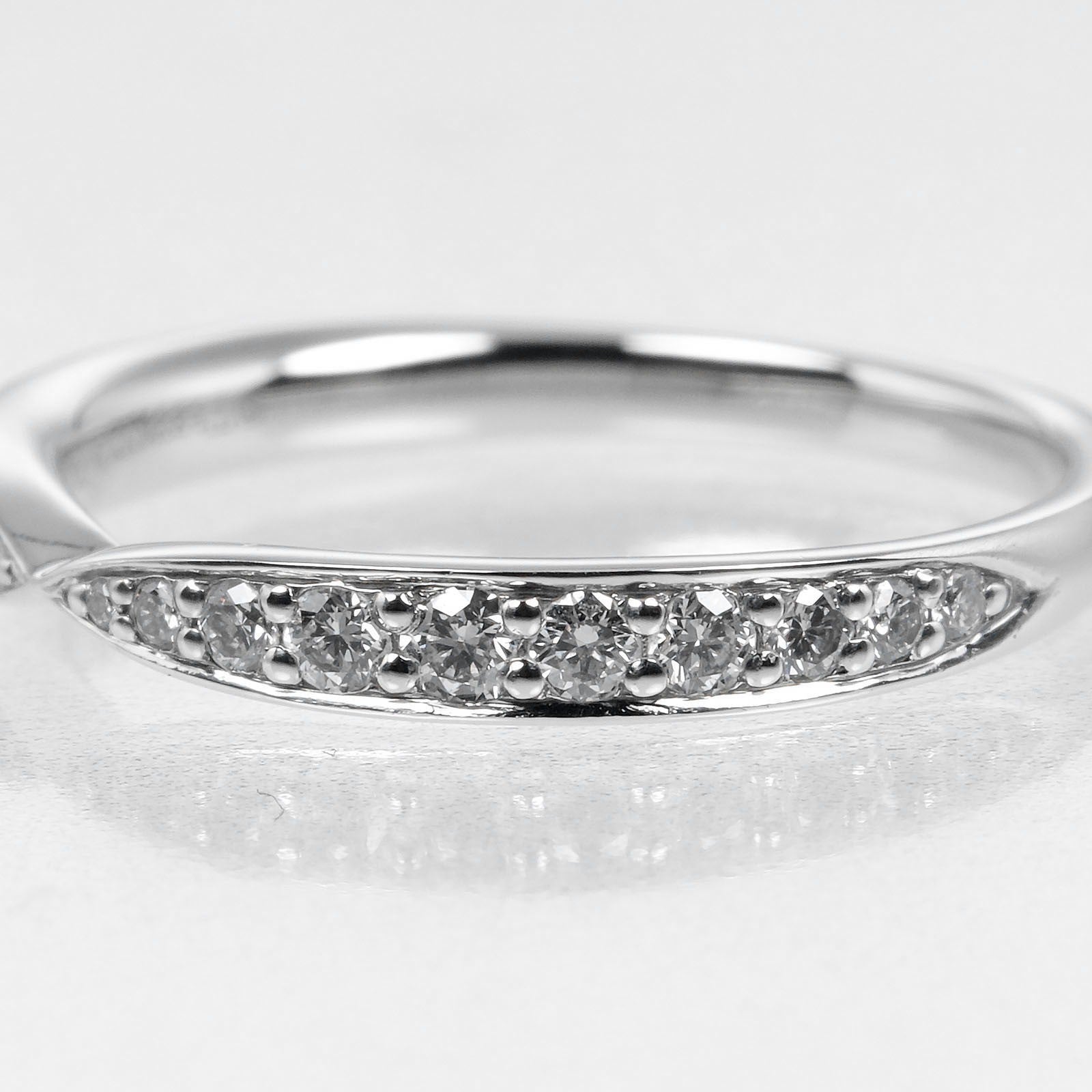 Tiffany & Co. Harmony Band Ring Platinum and Diamonds