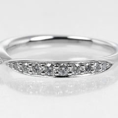 Tiffany & Co. Harmony Band Ring Platinum and Diamonds