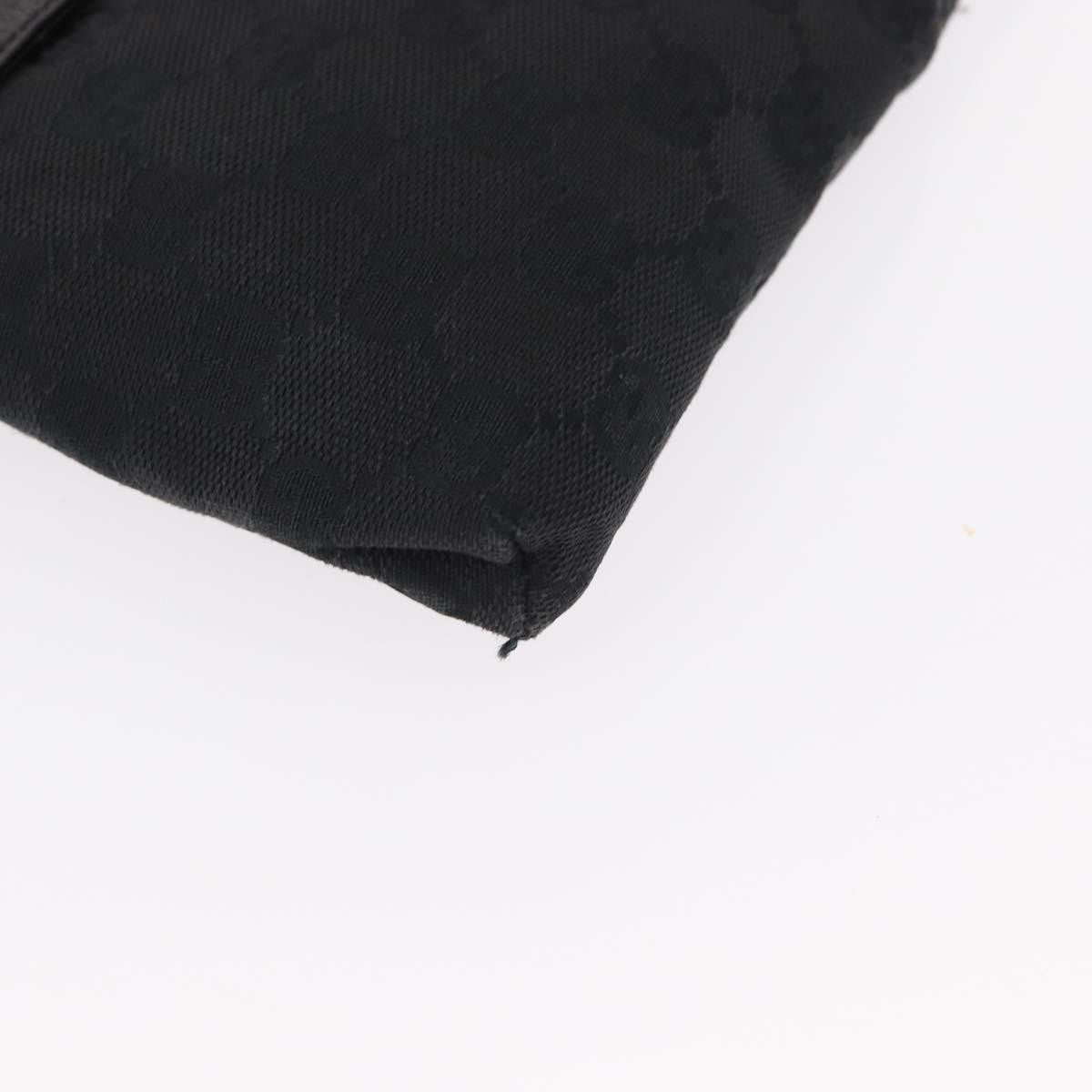 Gucci Vintage Double Belt Bag GG Canvas with Leather