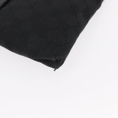 Gucci Vintage Double Belt Bag GG Canvas with Leather