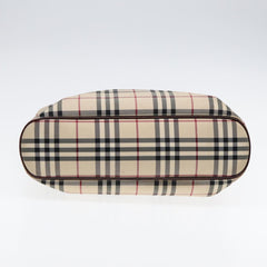 Burberry Nova Check Tote Canvas and Leather