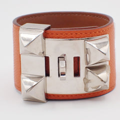 Hermes Collier de Chien Bracelet Leather