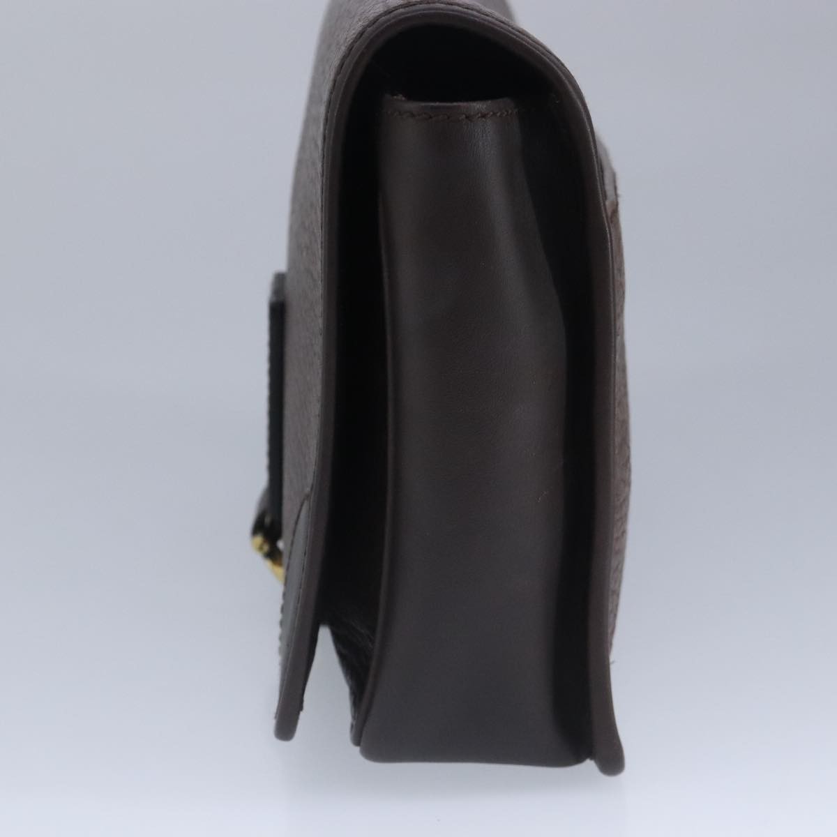 Salvatore Ferragamo Gancini Pouch Leather