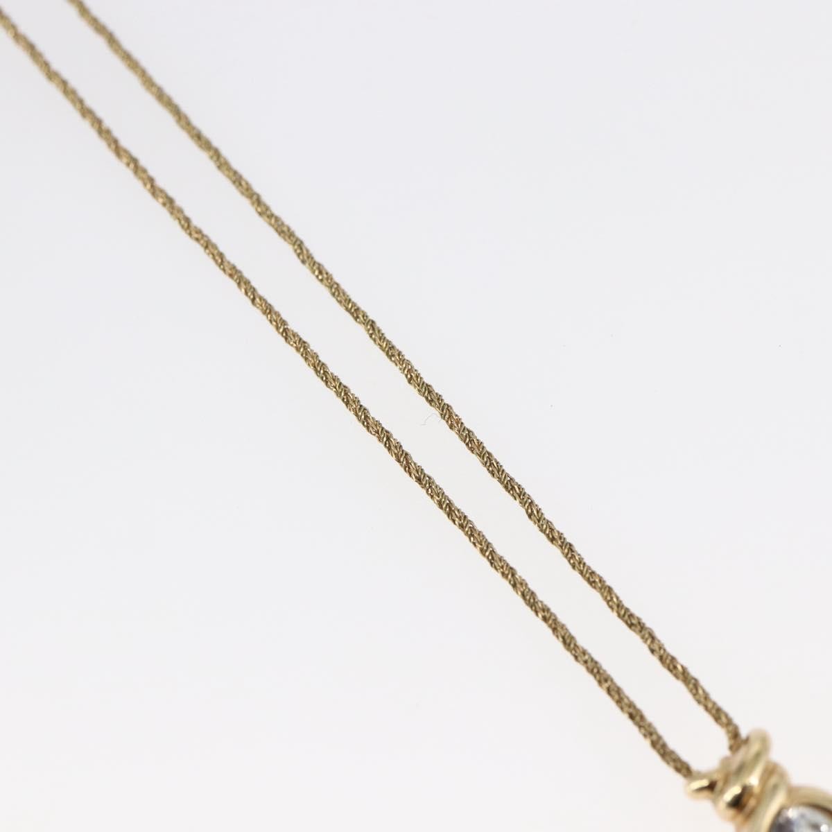 Christian Dior CD Pendant Necklace Metal