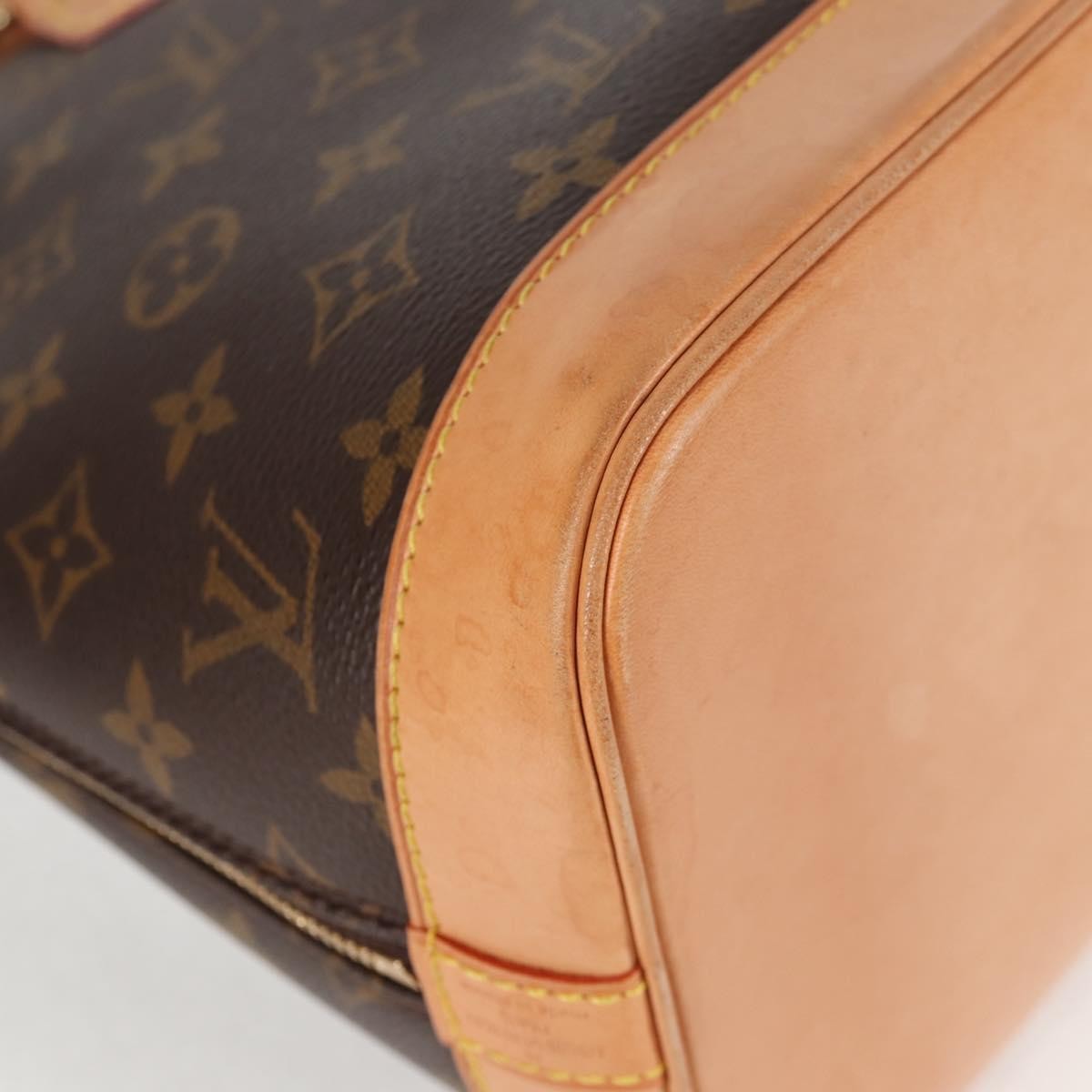 Louis Vuitton Alma Handbag Monogram Canvas