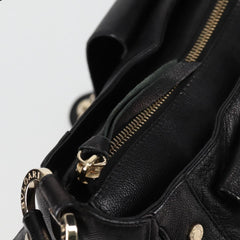 Bvlgari Chandra Top Handle Bag Leather