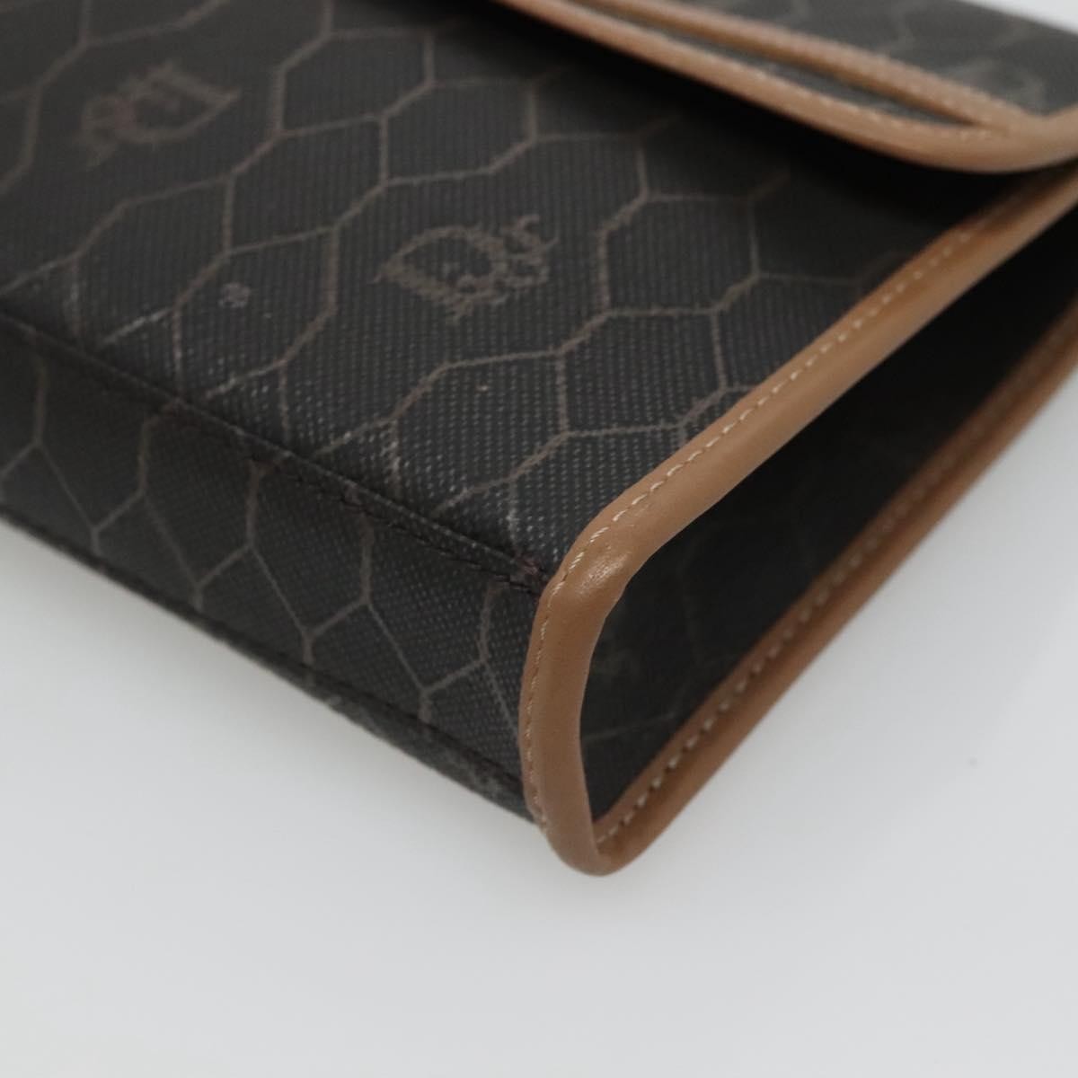 Christian Dior Vintage Honeycomb chain Canvas