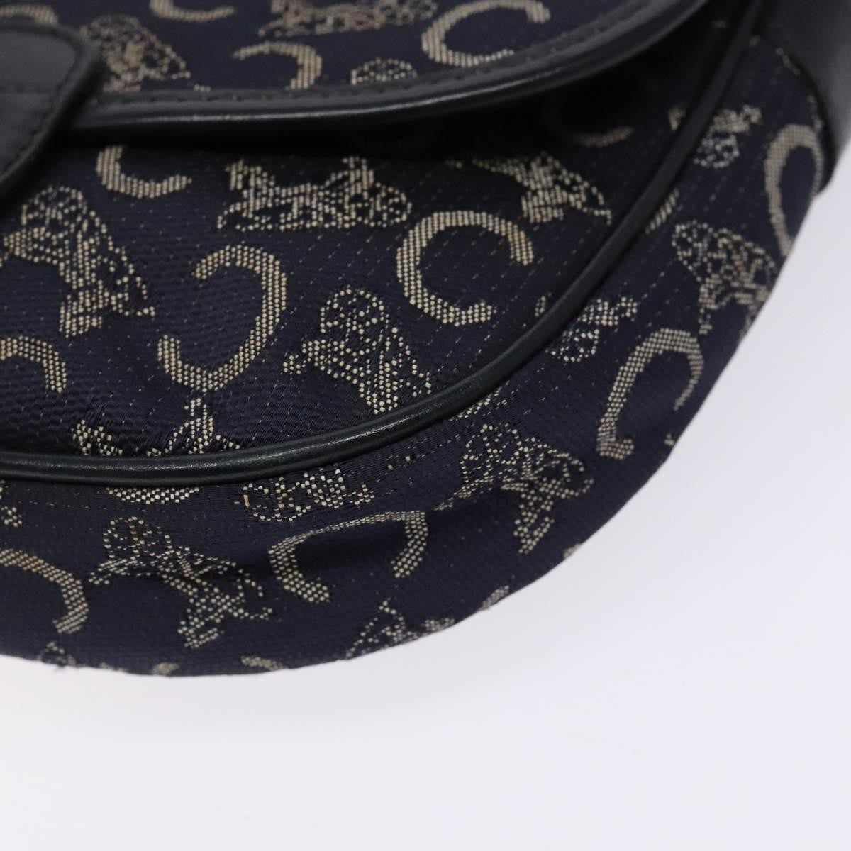 Celine C Sulky Shoulder bag Canvas and Leather