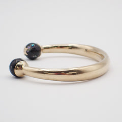 Christian Dior Logo Sphere Bangle Metal