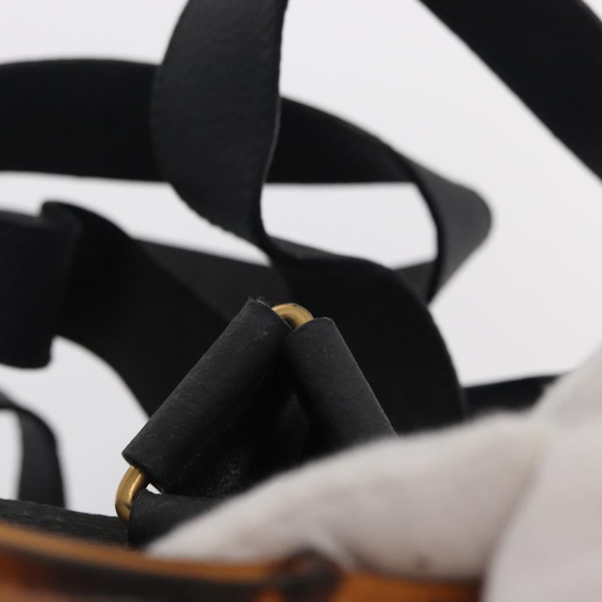 Gucci Vintage Bamboo Backpack Suede