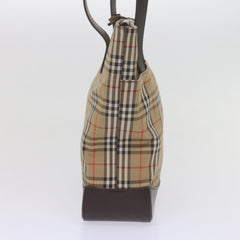 Burberry Nova Check Tote Leather