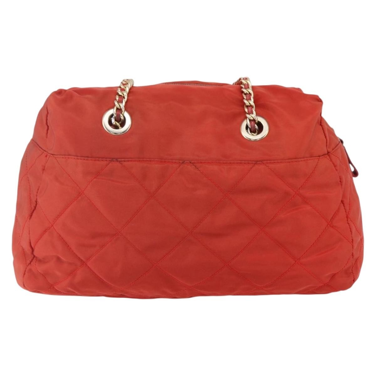 Prada Chain Shoulder Bag Tessuto