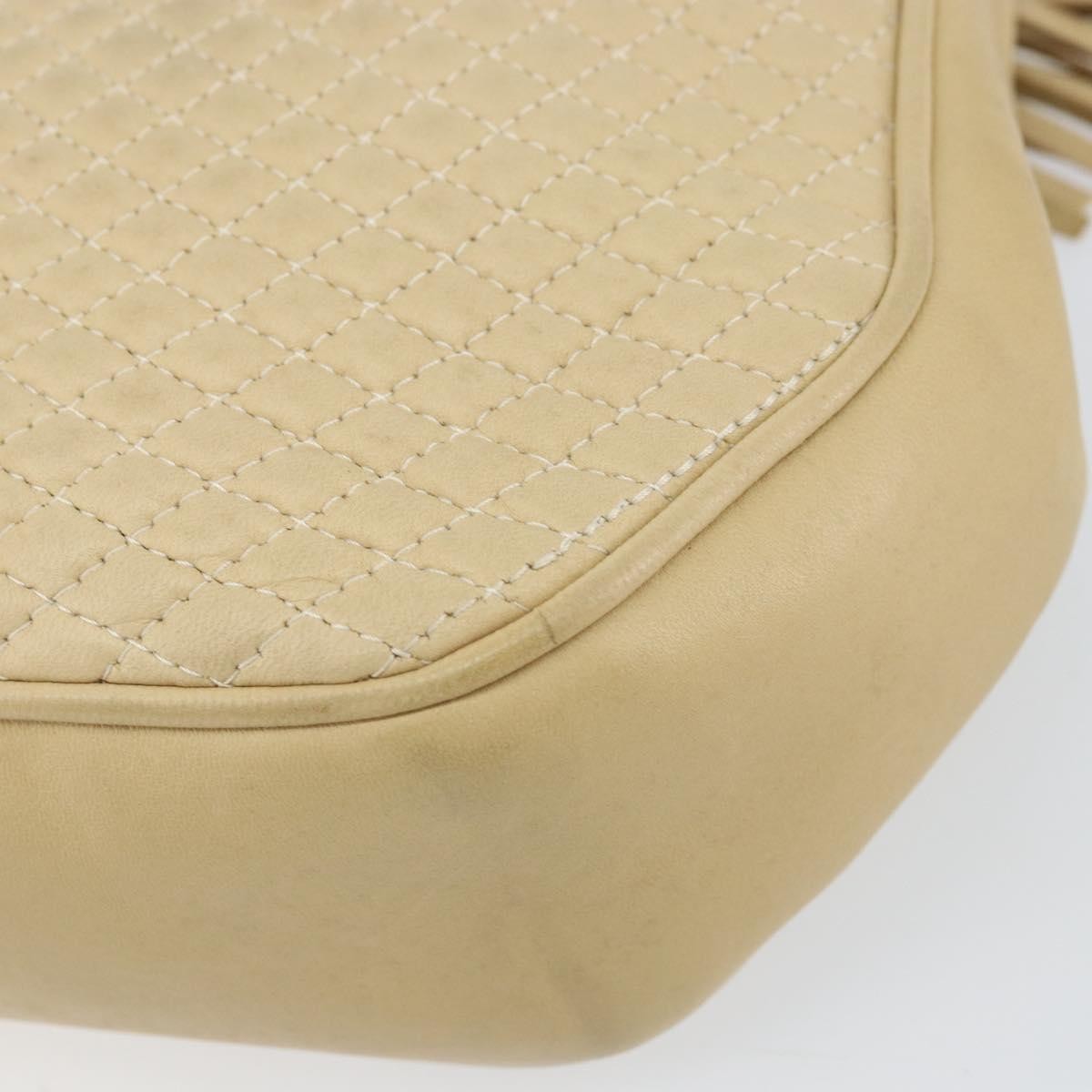 Bally Vintage Chain Shoulder Bag Quilted Leather