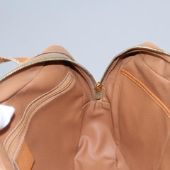 Celine Vintage Macadam Handbag Canvas and Leather