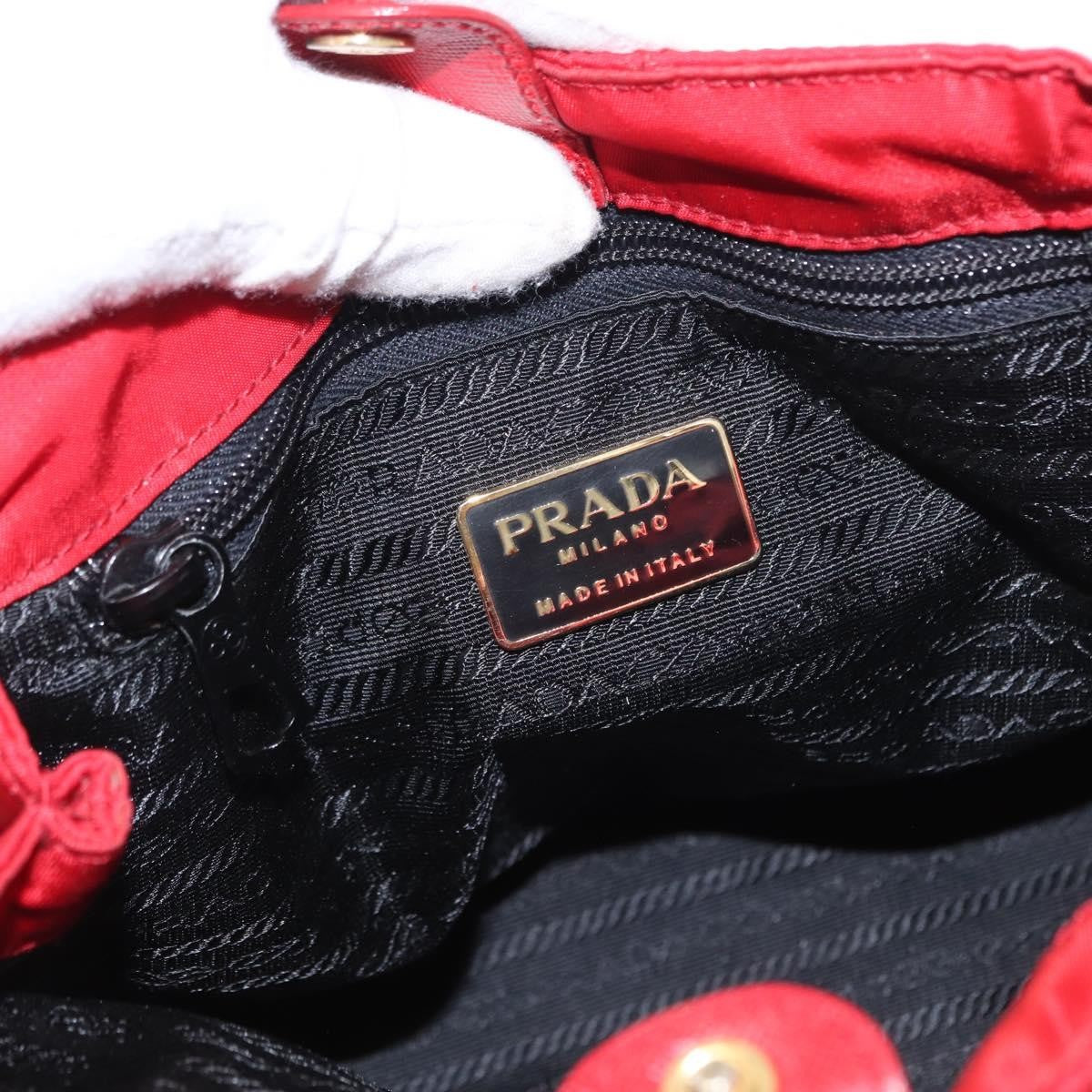Prada Chain Shoulder Bag Quilted Tessuto