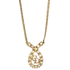 Christian Dior CD Logo necklace Metal