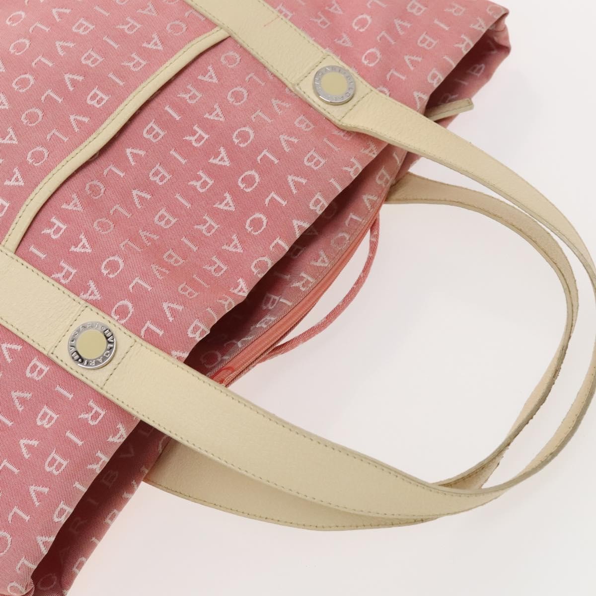 Bvlgari B.Zero1 Logomania Bag Canvas with Leather