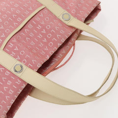 Bvlgari B.Zero1 Logomania Bag Canvas with Leather