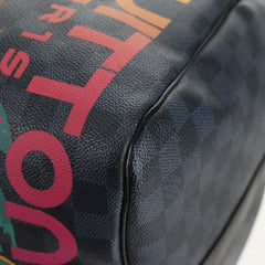 Louis Vuitton Keepall Bandouliere Bag Limited Edition Damier Cobalt Jungle