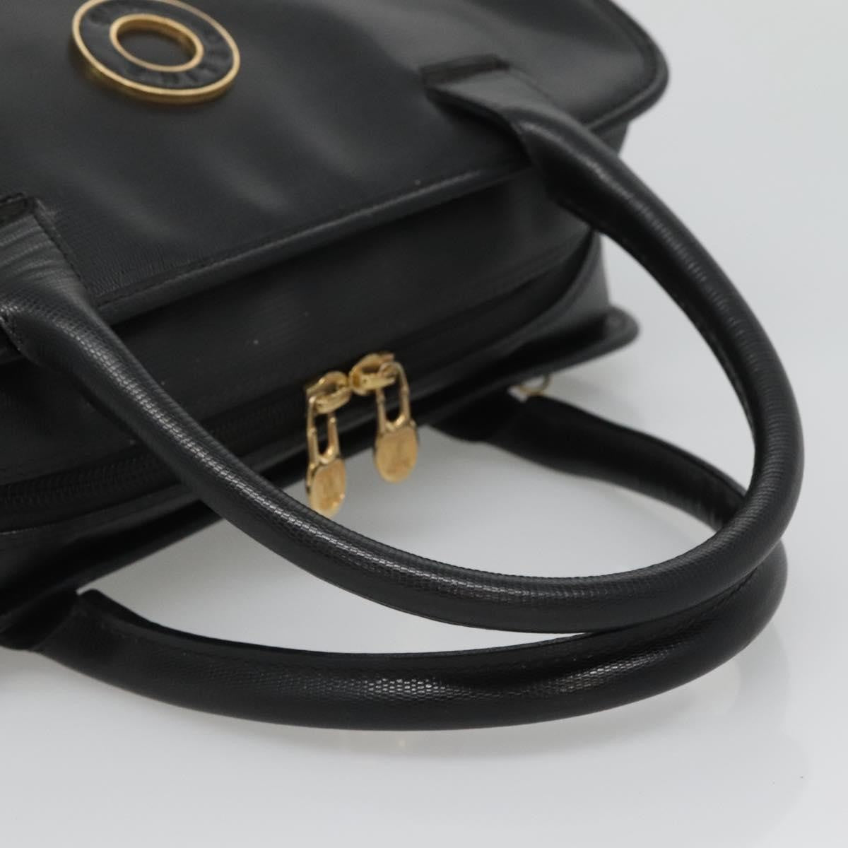 Celine Circle Logo Handbag Leather