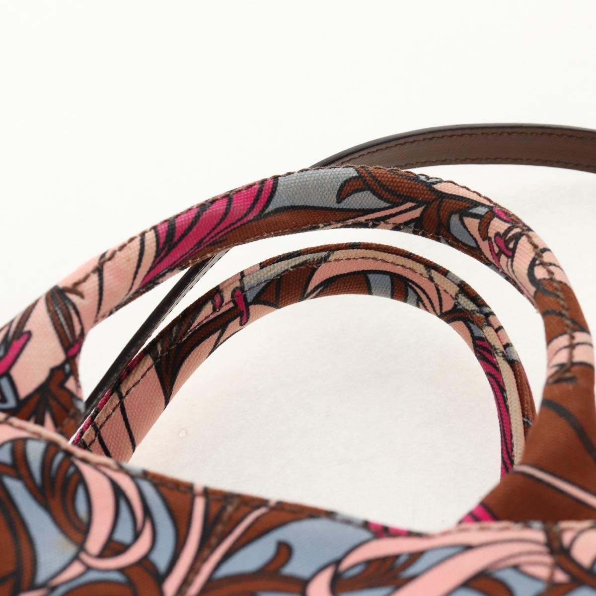 Prada Canapa Open Tote Canvas