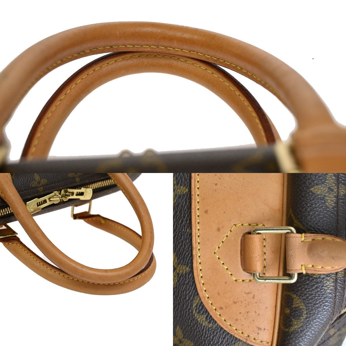 Louis Vuitton Deauville Handbag Monogram Canvas