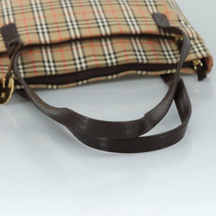 Burberry Nova check Shoulder bag Canvas and Leather
