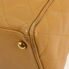 Chanel Timeless CC Bowler Bag Quilted Caviar