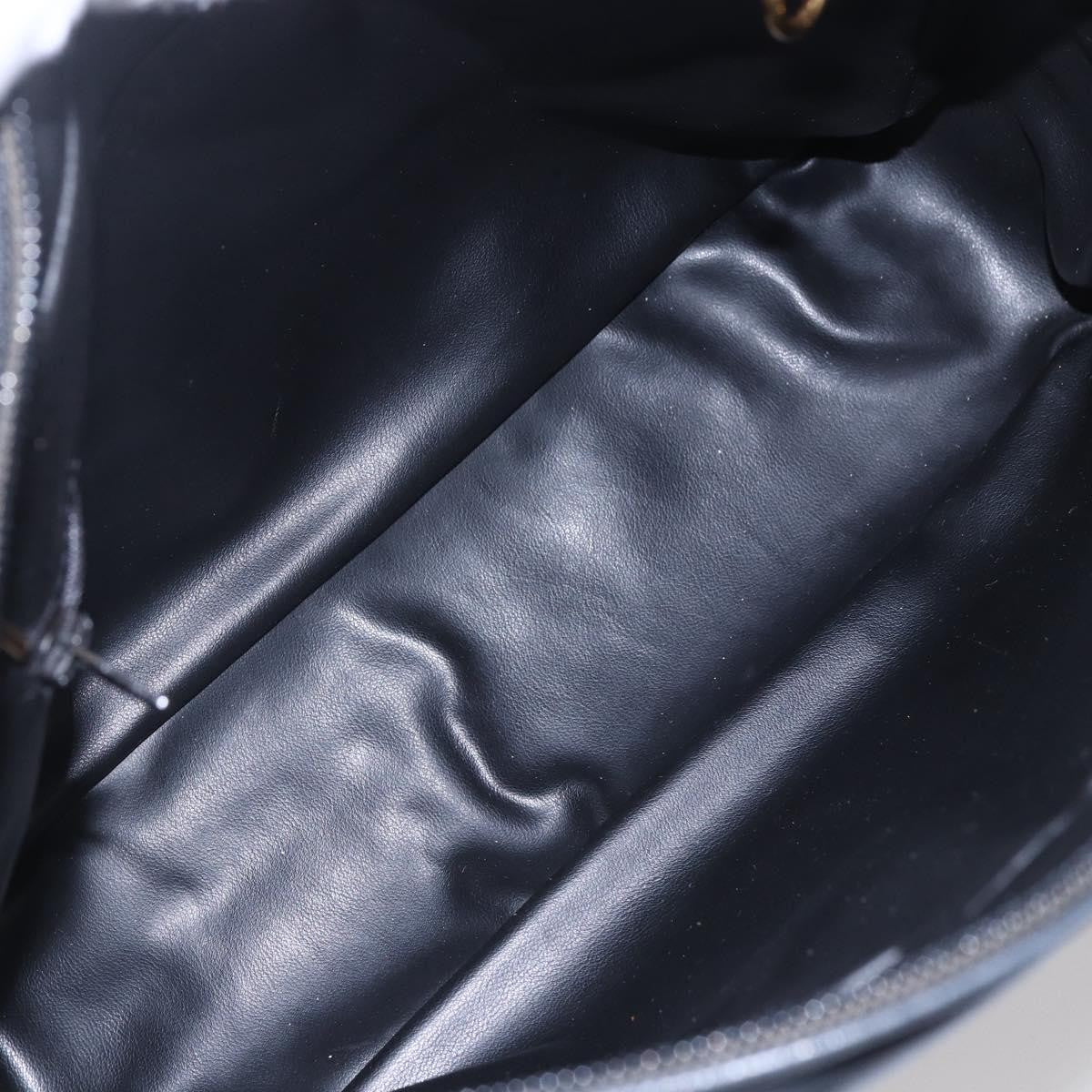 Bally Vintage Chain Shoulder Bag Quilted Leather