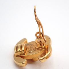 Chanel CC Turnlock Clip-On Earrings Metal
